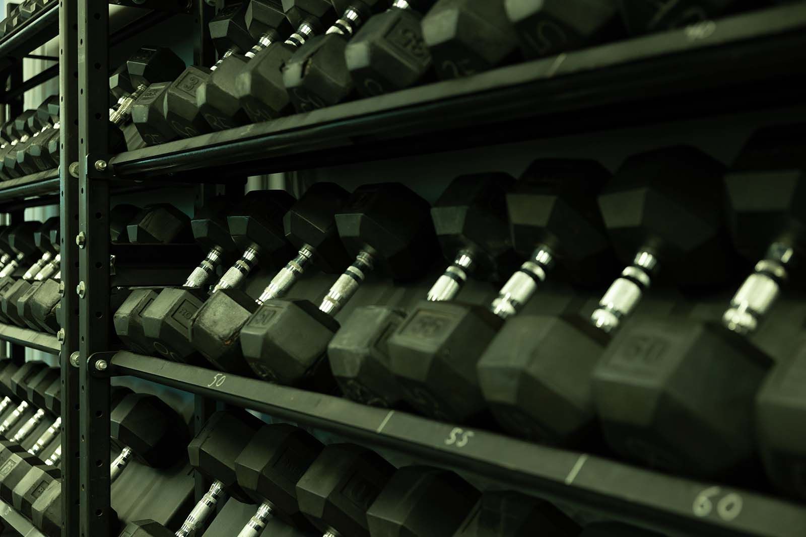 Dumbbell training at Seven Victory Fitness Collective