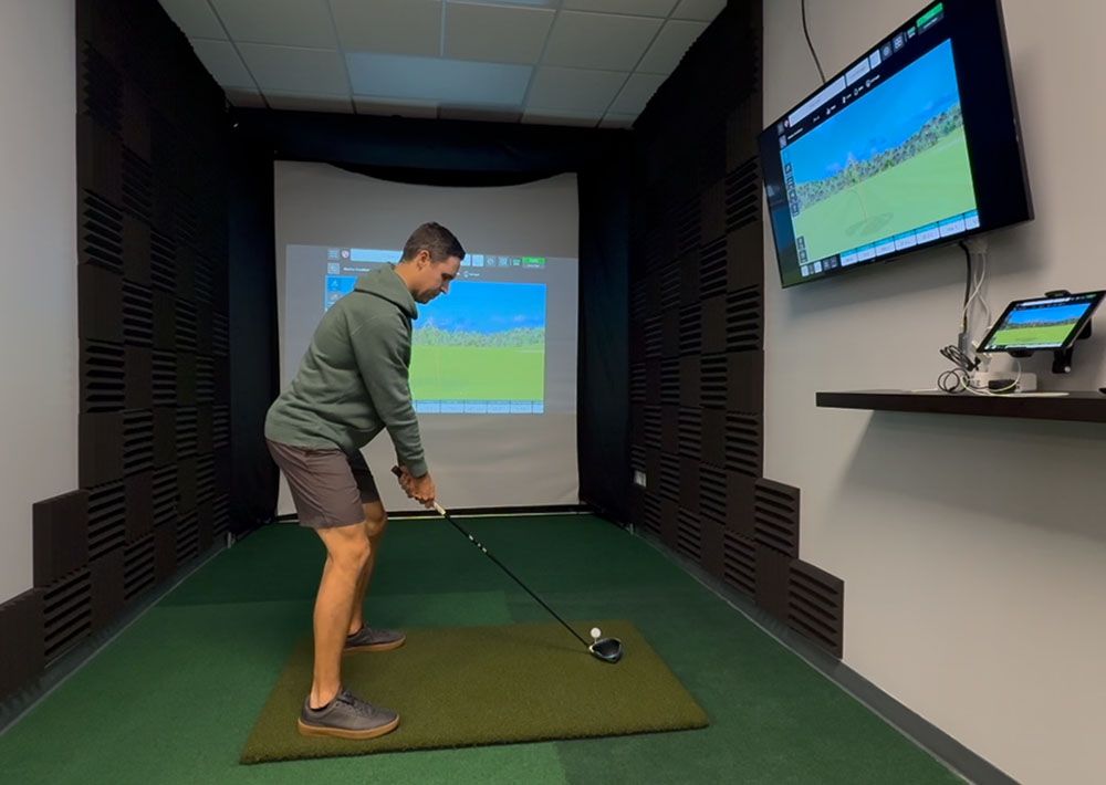 Golf fitness training gym