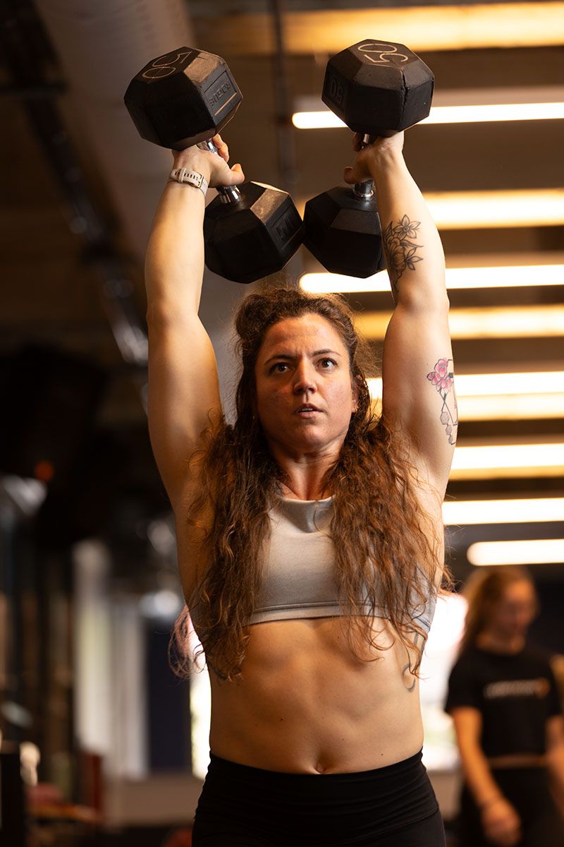 Coach Kara giving personalized training