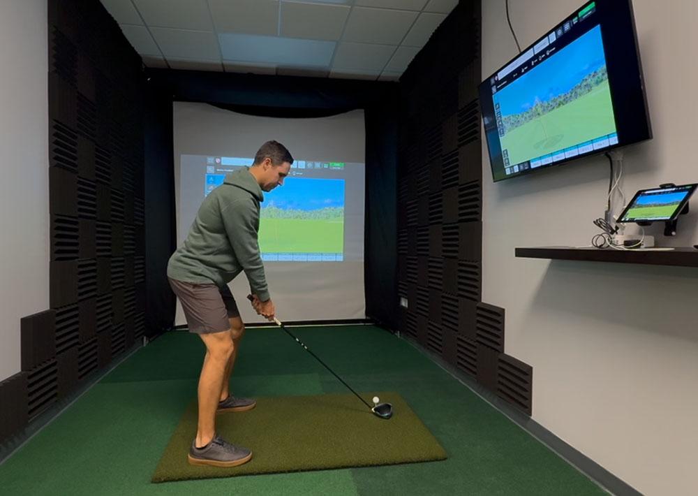 Golf fitness training gym